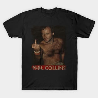 TEXTURE ART-Phil Collins - RETRO STYLE 1 T-Shirt